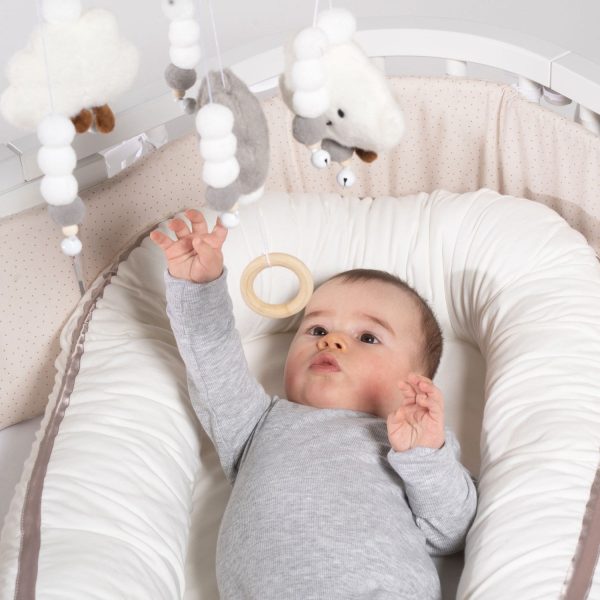 babybay ® White Varnished Mobile Holder Fashion