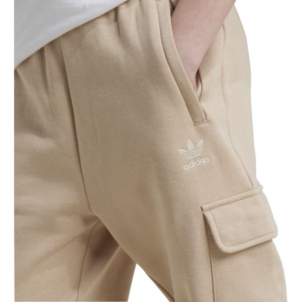 adidas Originals Magic Beige Fleece Cargo Sweatpants For Cheap