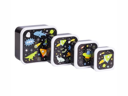 A Little Lovely Company Galaxy Lunch & Snack Box Set Discount