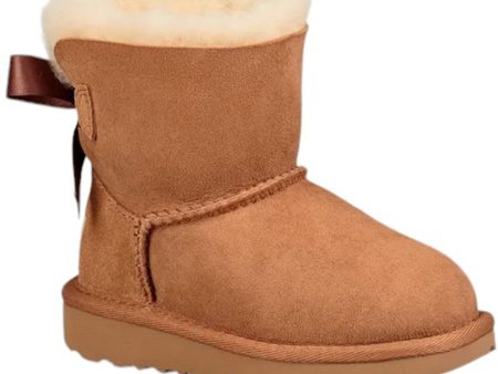 UGG T Mini Bailey Bow II Chestnut Online now