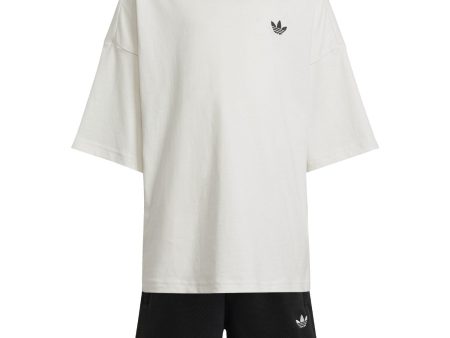 adidas Originals White Black Lk Dy Mm Shorts Set Hot on Sale