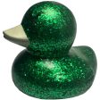 Magni Bath duck with glitter, green, 7 cm. Online Hot Sale