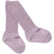 Gobabygo Lavender Glitter (Lilac Shadow) Non-Slip Socks In Bamboo Online