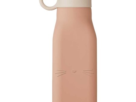 Liewood Warren Water Bottle Cat Rose For Sale