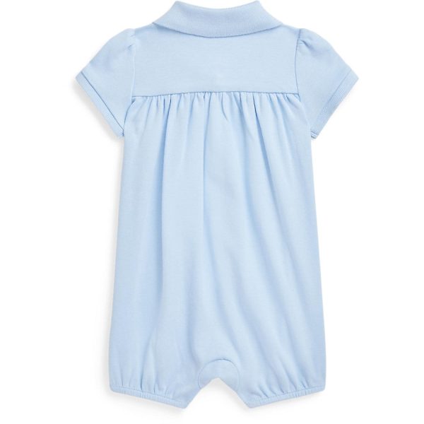 Ralph Lauren Baby Office Blue W  Yellow Bubble Shortall on Sale