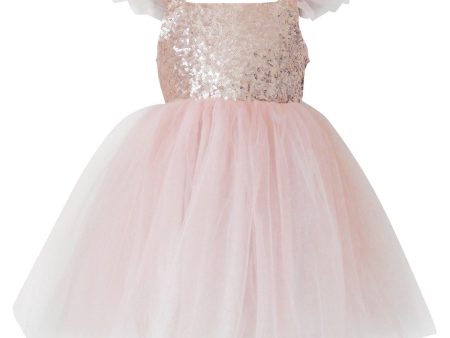 Dolly by Le Petit Tom Pink Dolly Universe Sequin Glitter Galaxy Tutu Dress Online Hot Sale