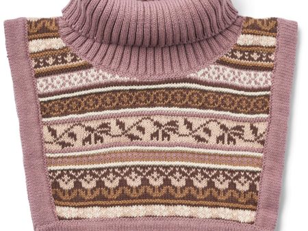 Wheat Lavender Dawn Knitted Neckwarmer Lollo Online Sale