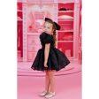 Dolly by Le Petit Tom Black Dolly World V-Back Puff Sleeve Organza Tutu Dress Fashion