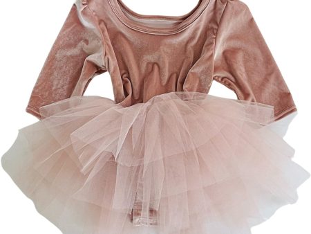 Dolly by Le Petit Tom Pink Dolly Universe Velvet Planet Tutu Dress For Discount