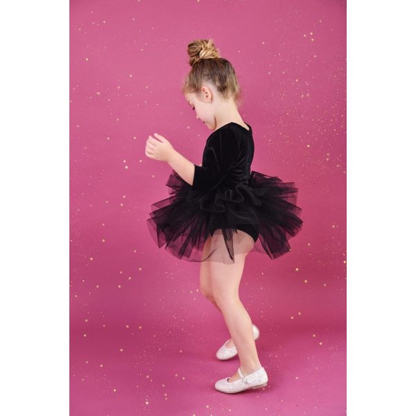 Dolly by Le Petit Tom Black Dolly Universe Velvet Planet Tutu Dress Hot on Sale