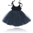 Dolly by Le Petit Tom Black Dolly Universe Velvet Cosmic Strings Tutu Dress For Cheap