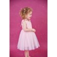 Dolly by Le Petit Tom Pink Dolly Universe Velvet Cosmic Strings Tutu Dress on Sale