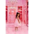 Dolly by Le Petit Tom DollyPink Dolly World Heart Balloon Organza Dress With Cotton Body Supply