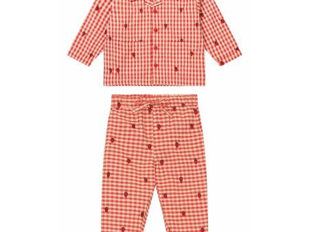 Flöss Berry Gingham Molly PJ on Sale