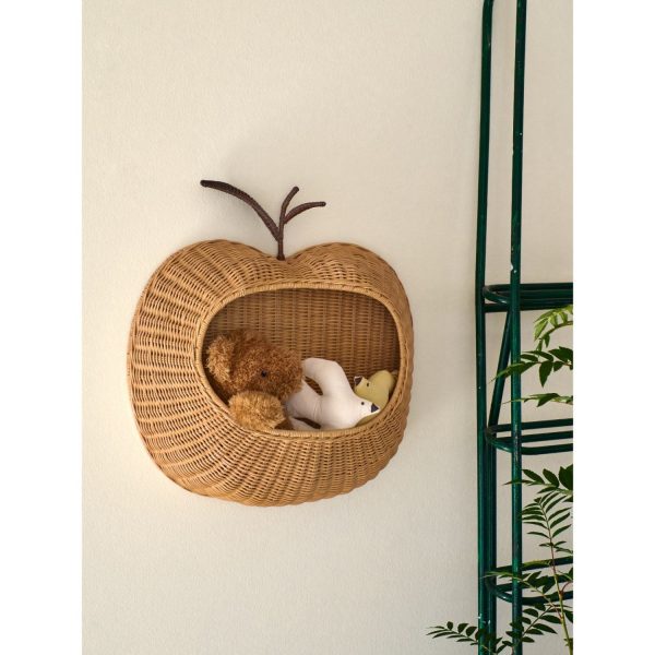 Ferm Living Natural Apple Braided Wall Pocket Online Hot Sale